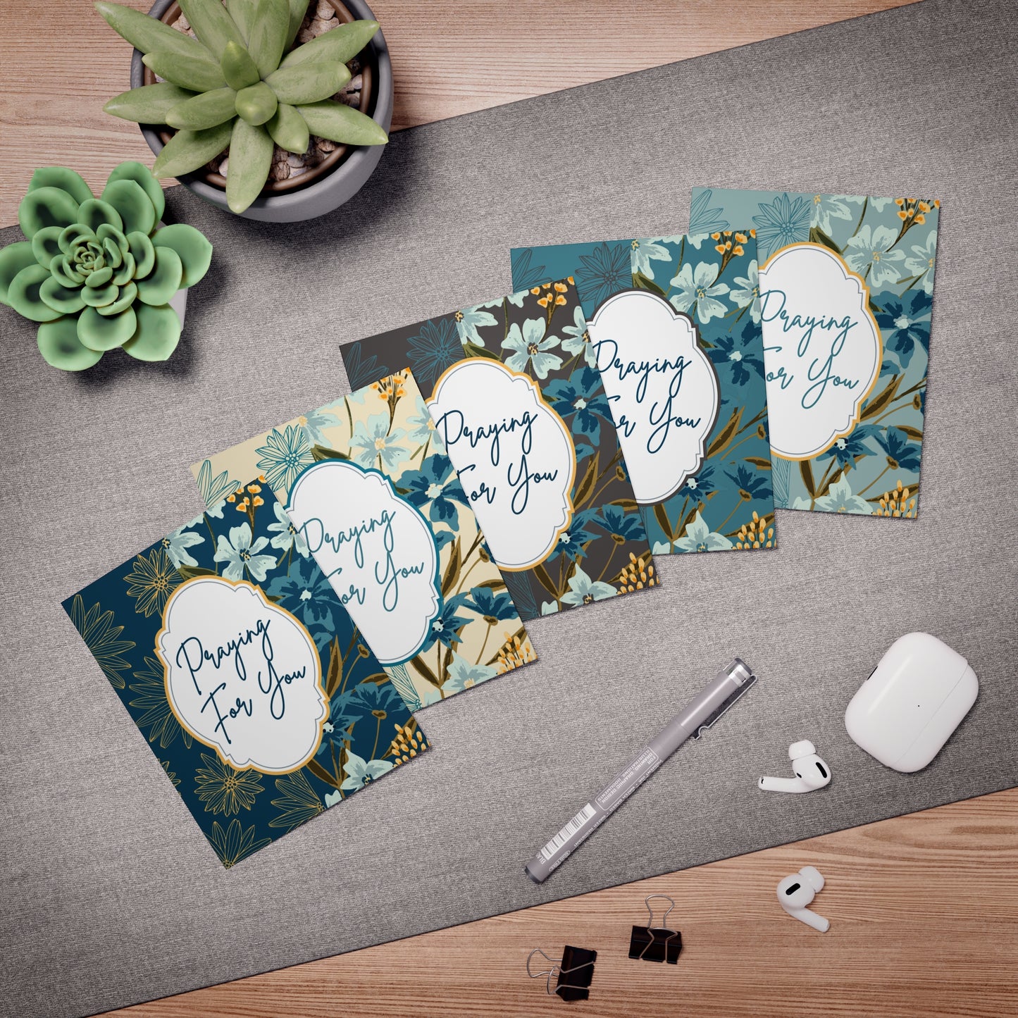 Praying for You Greeting Cards - Multi-Design (5-Pack)