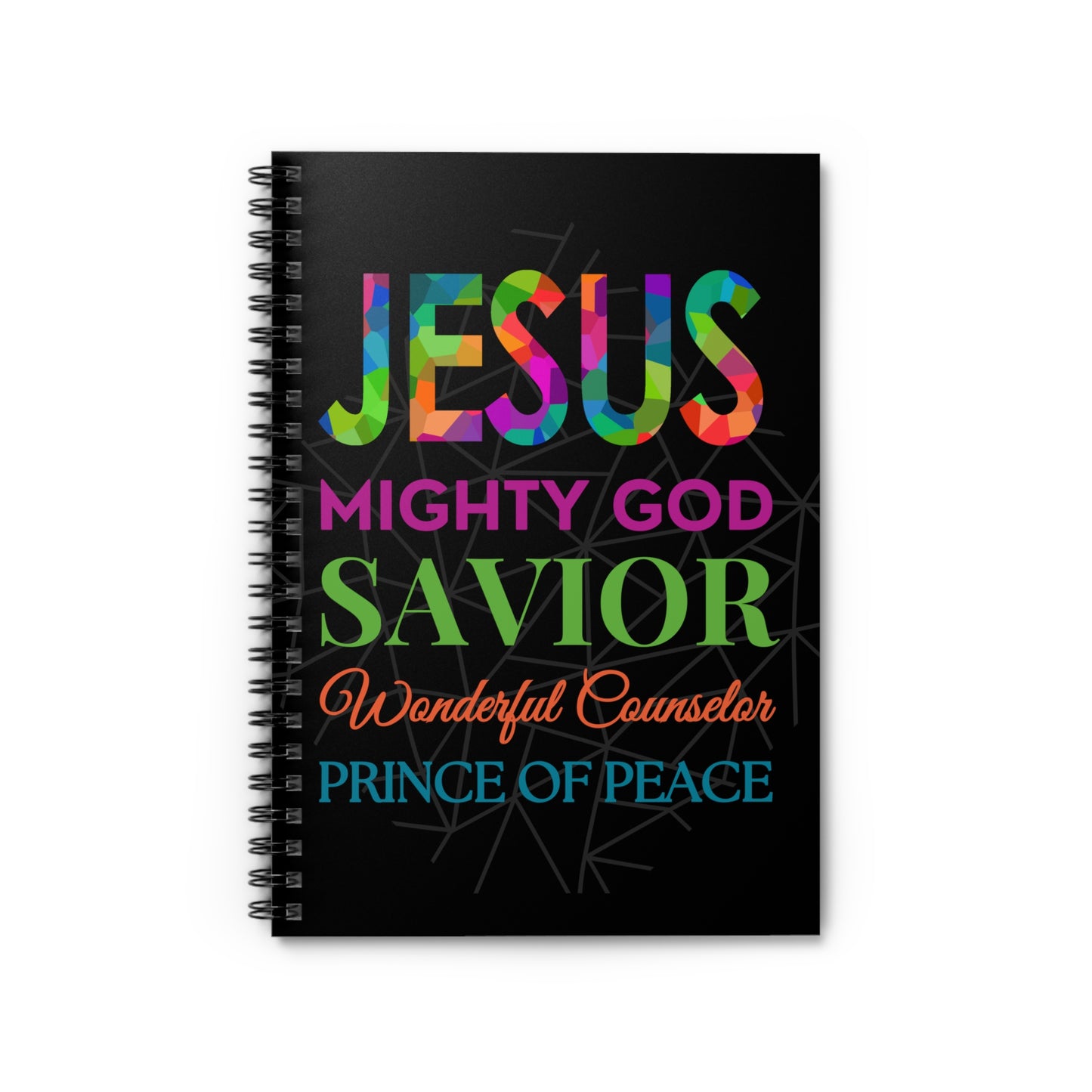 Jesus Is Spiral Notebook - Ruled Line - Signature Colors