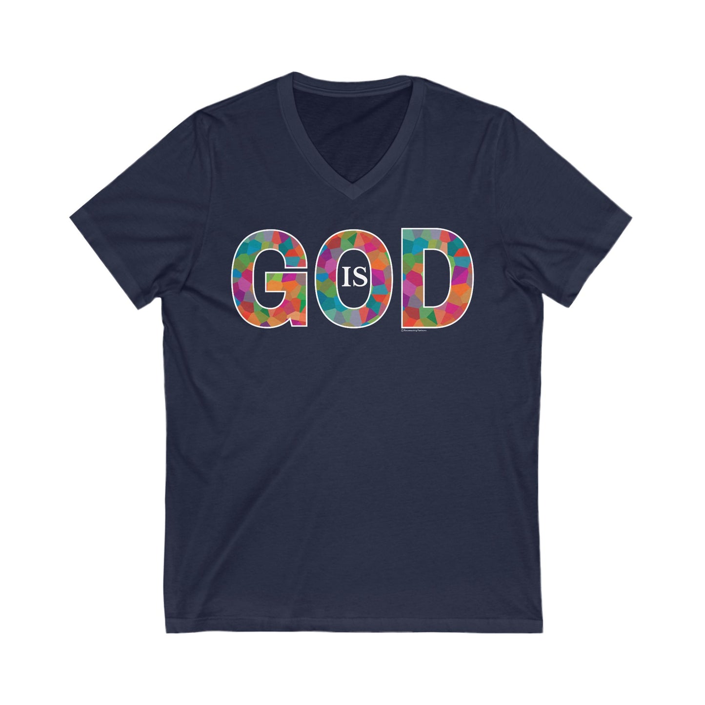 God Is V-Neck T-Shirt - Signature Palette