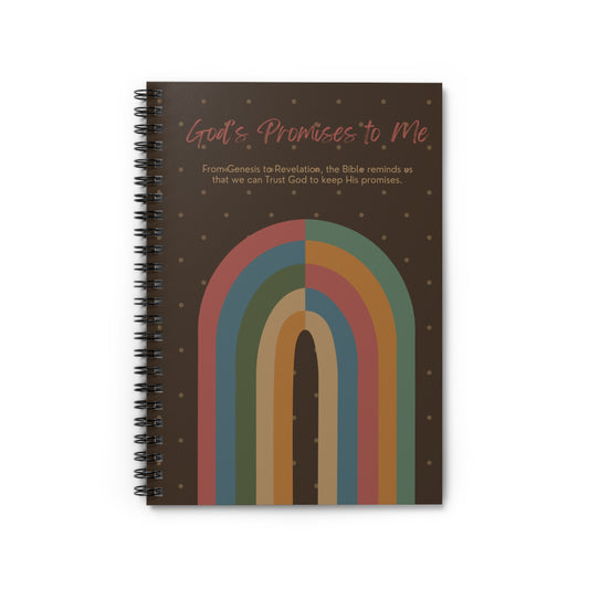 God's Promises To Me Spiral Notebook - Desert