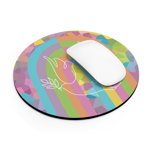 Peace Mouse Pad in Ice Cream