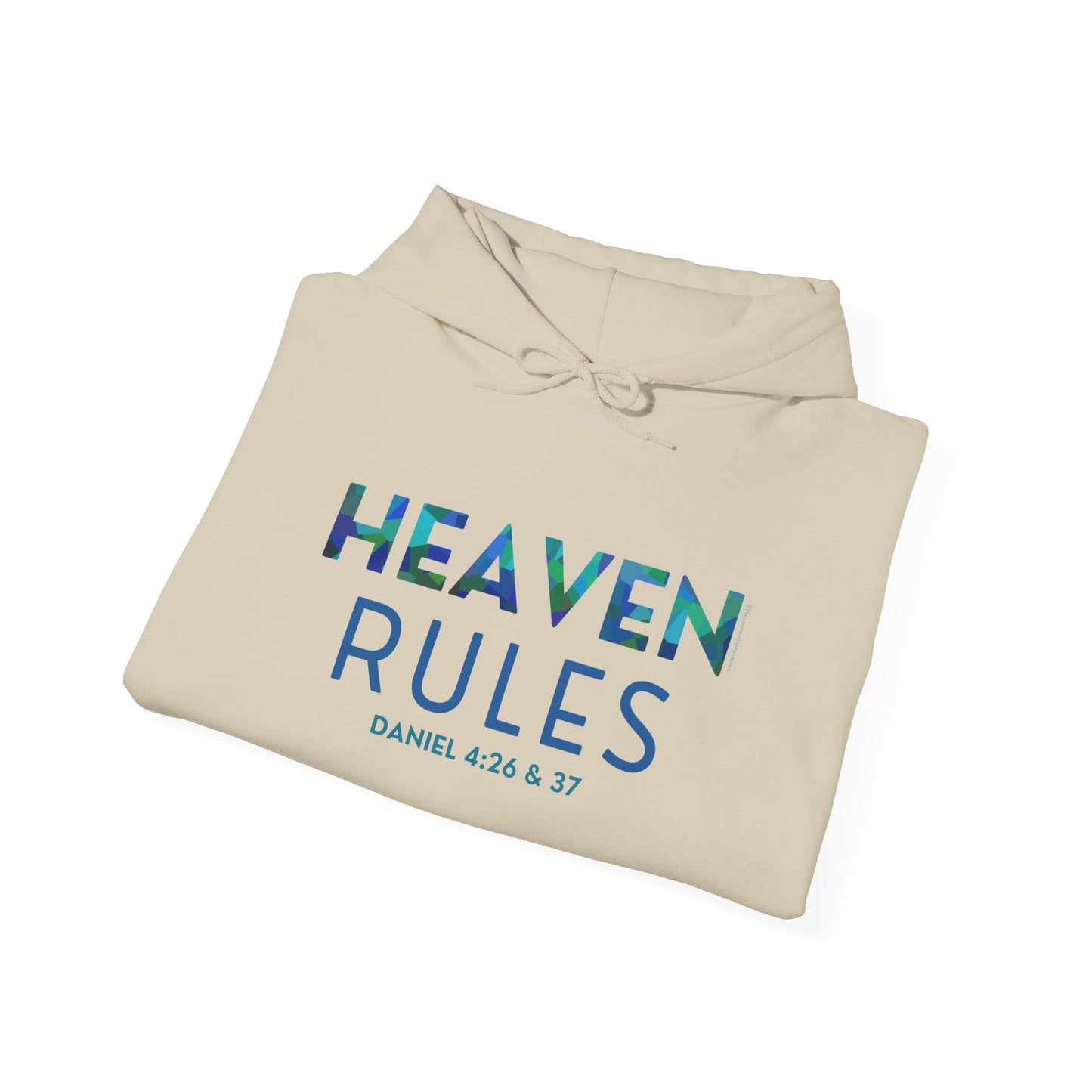 Heaven Rules Hoodie in Ocean