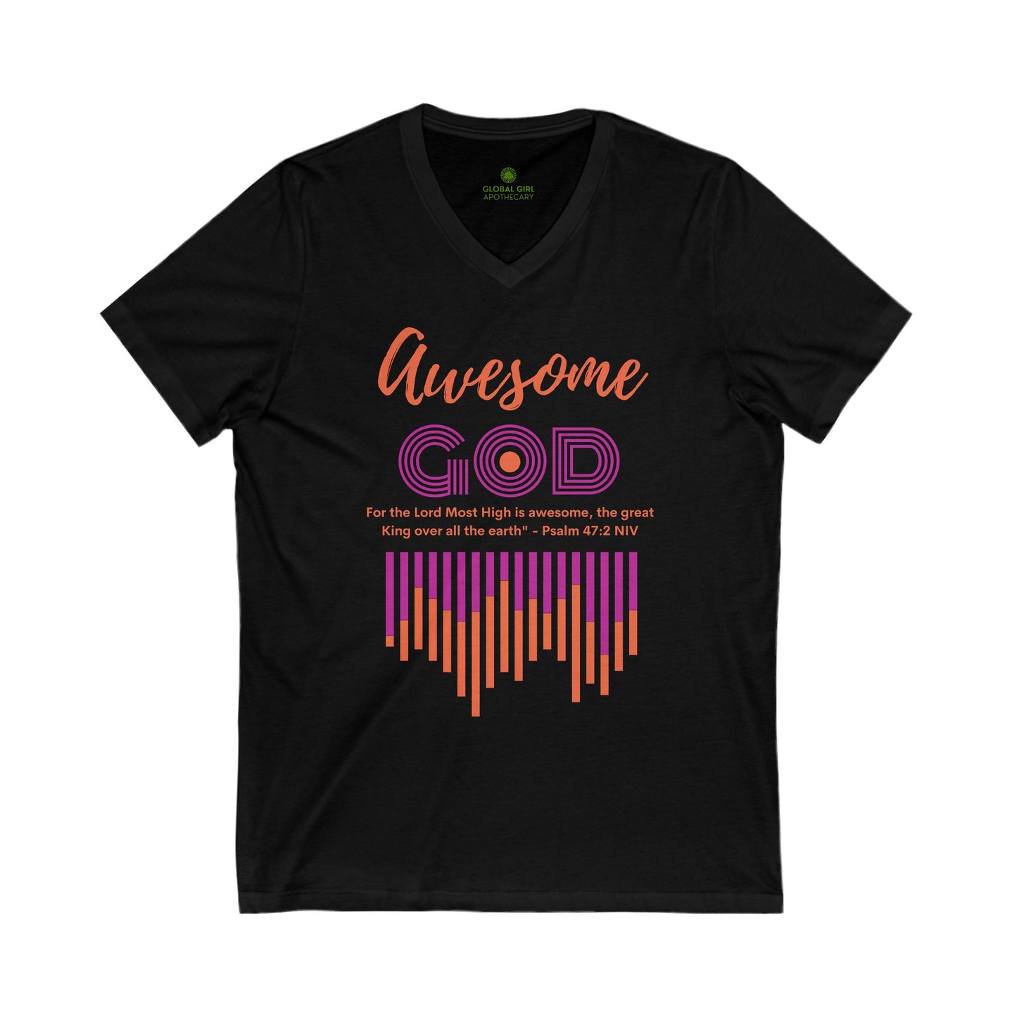 Awesome God V-Neck Tee