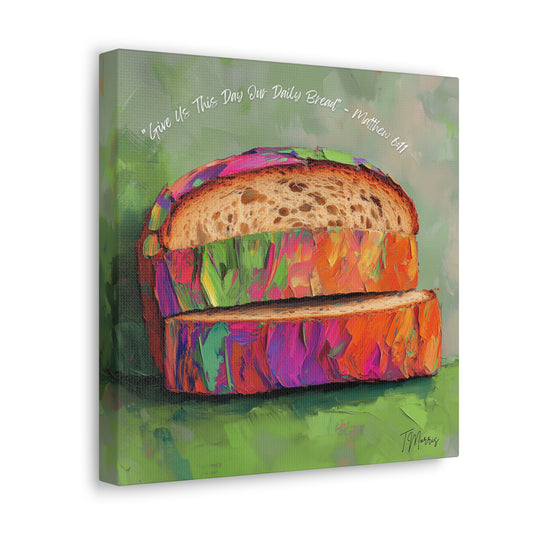 Our Daily Bread Canvas Wall Art - Signature Palette