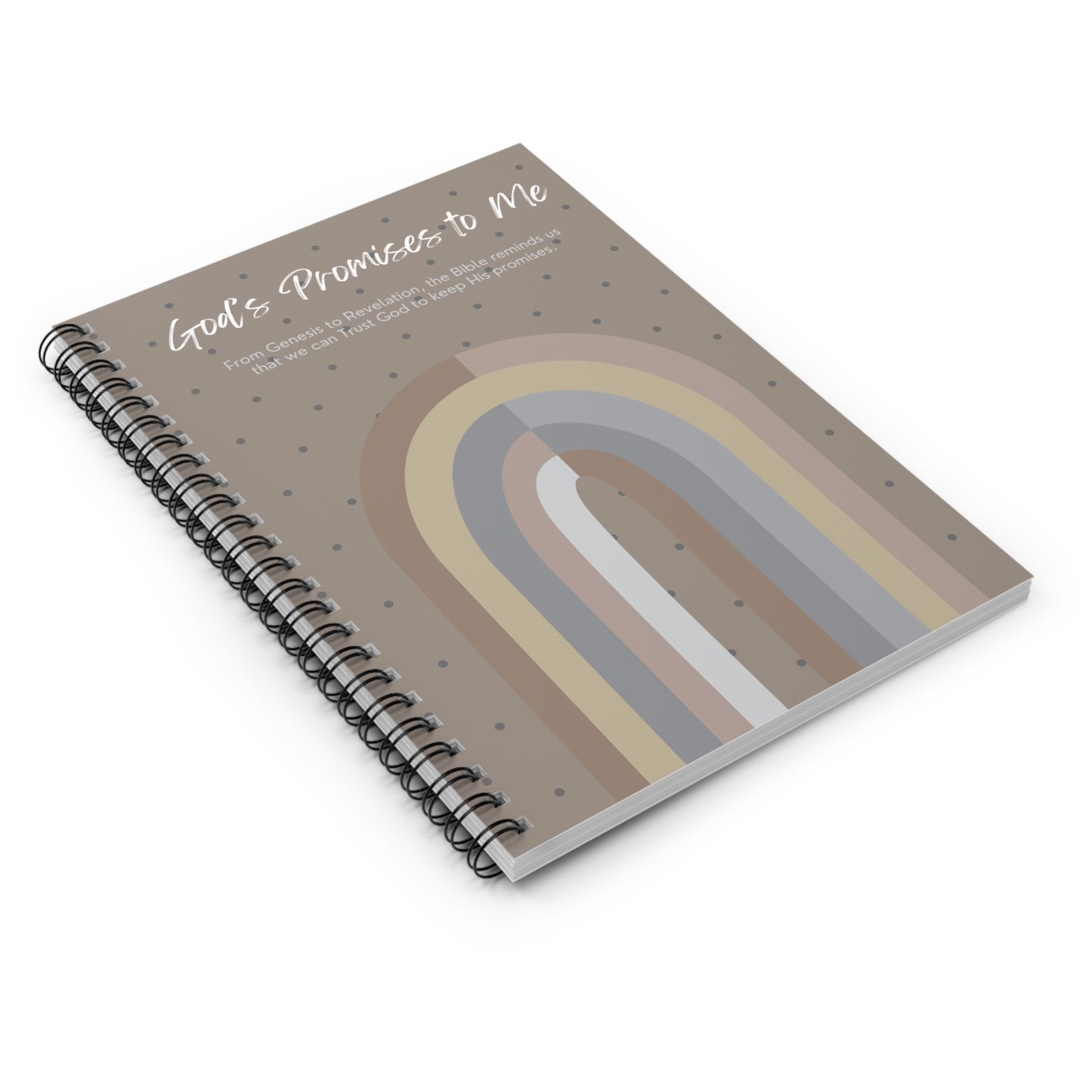 God's Promises To Me Spiral Notebook - Calm