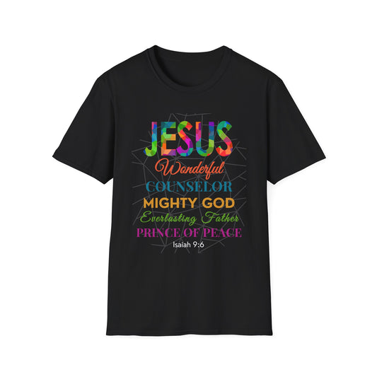 Names of Jesus Unisex Softstyle T-Shirt