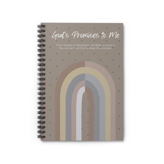 God's Promises To Me Spiral Notebook - Calm