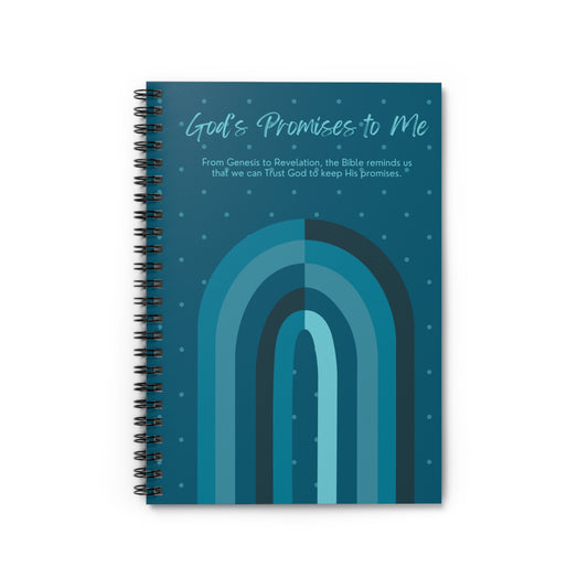 Copy of God's Promises To Me Spiral Notebook - Signature Palette on Black