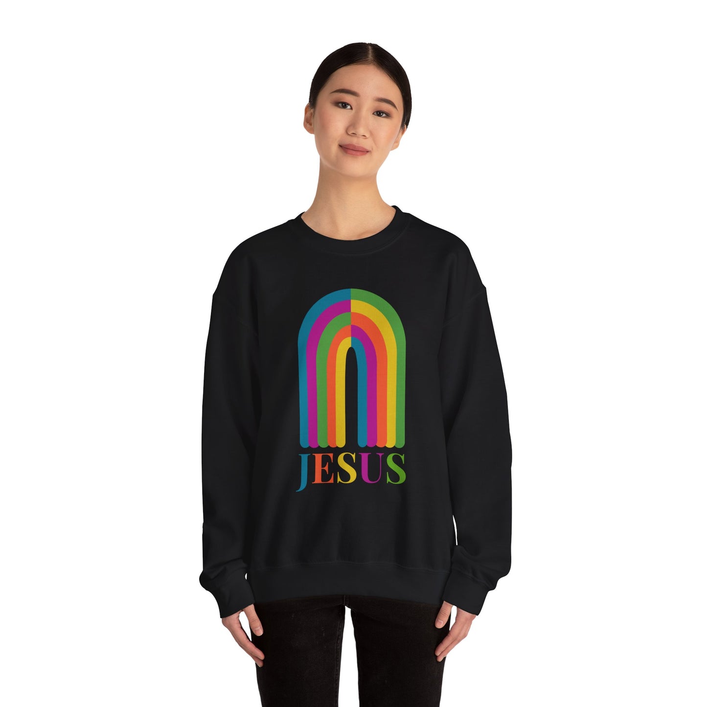 Jesus Rainbow Sweatshirt