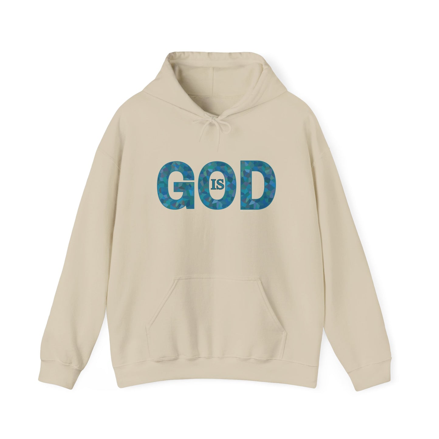 God Is Hoodie in Ocean