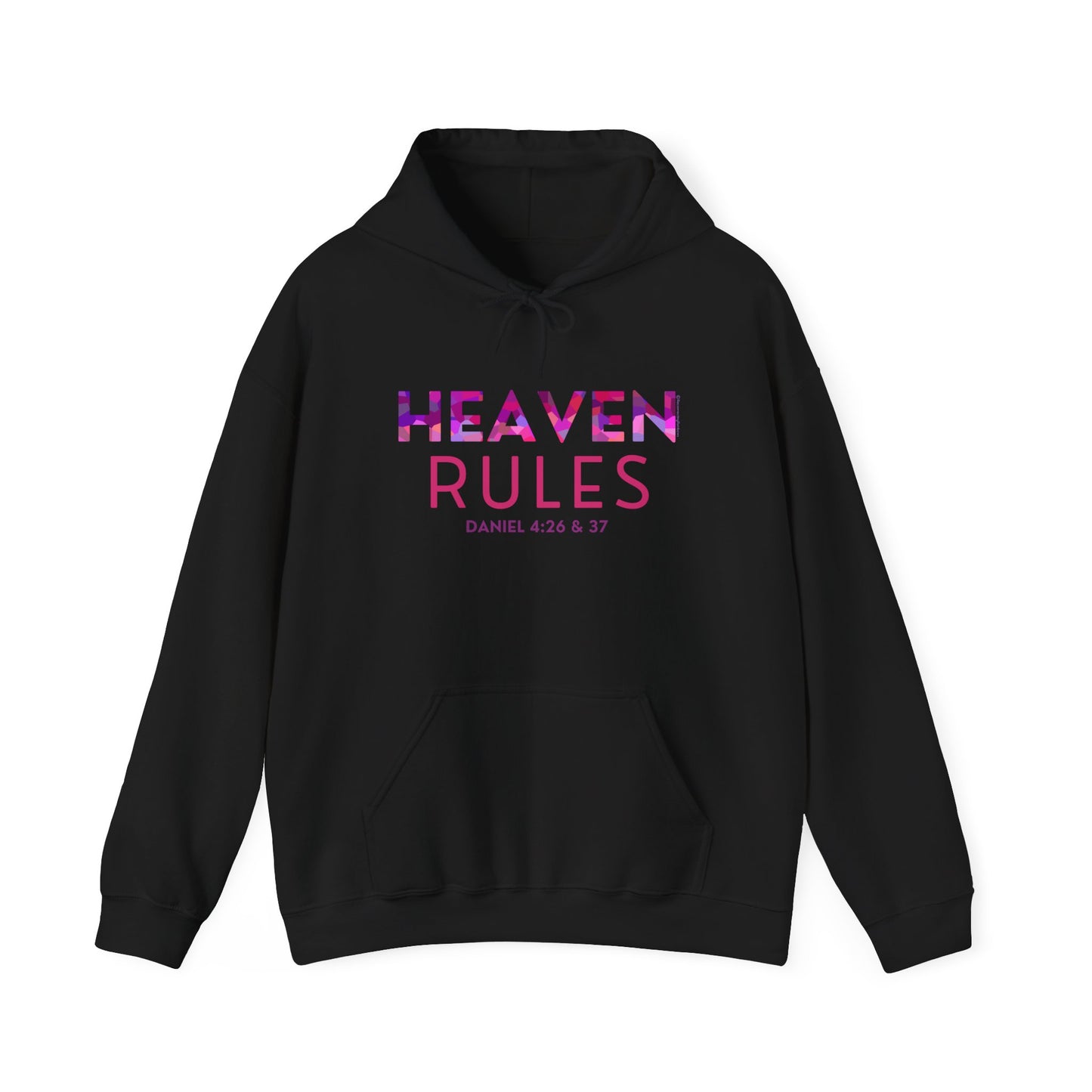 Heaven Rules Hoodie in Rose