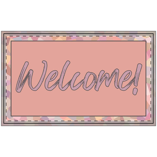 Welcome Doormat - Blush