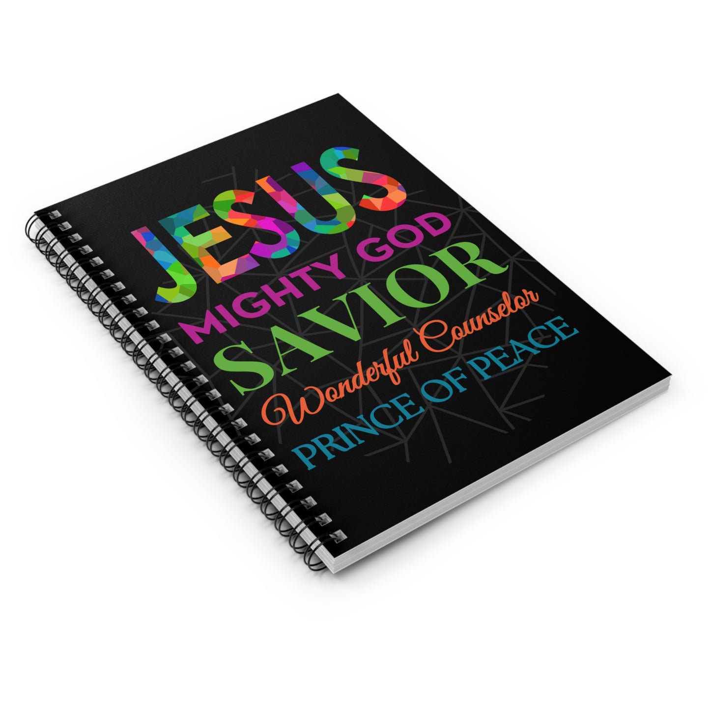 Jesus Is Spiral Notebook - Ruled Line - Signature Colors