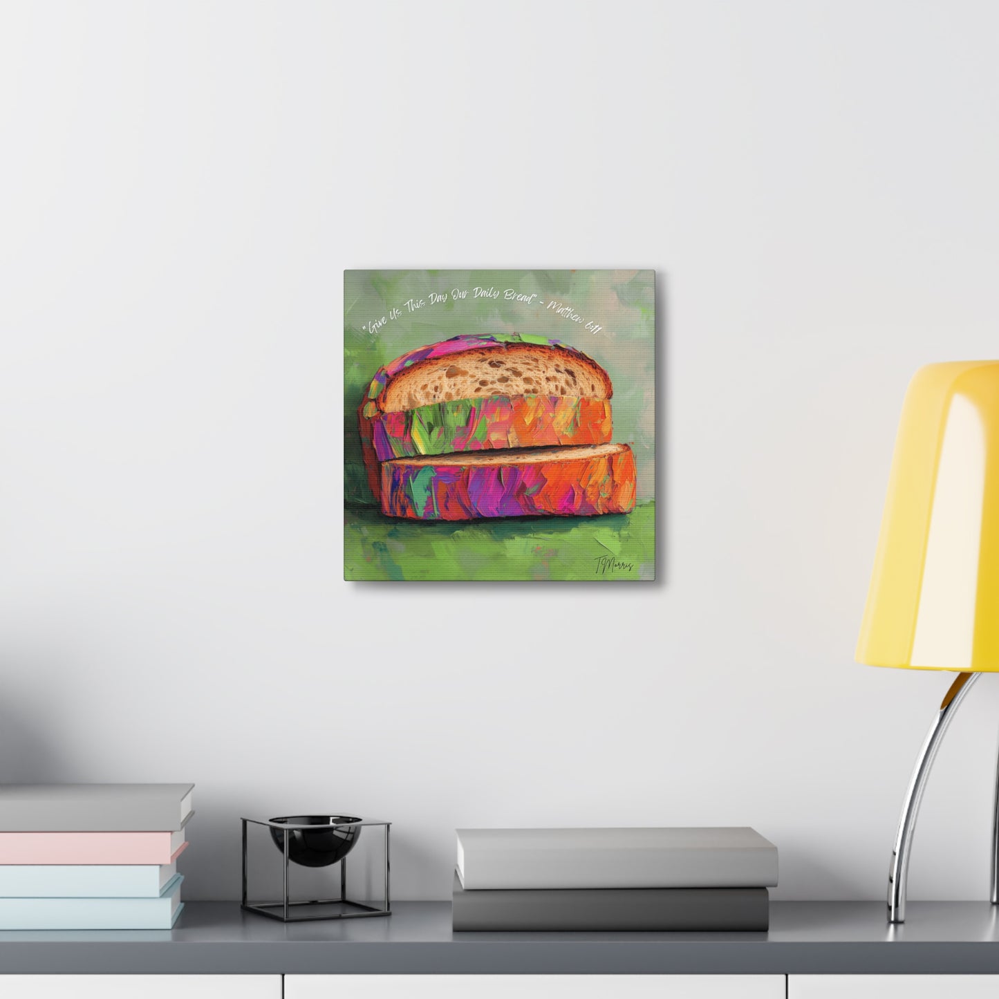 Our Daily Bread Canvas Wall Art - Signature Palette