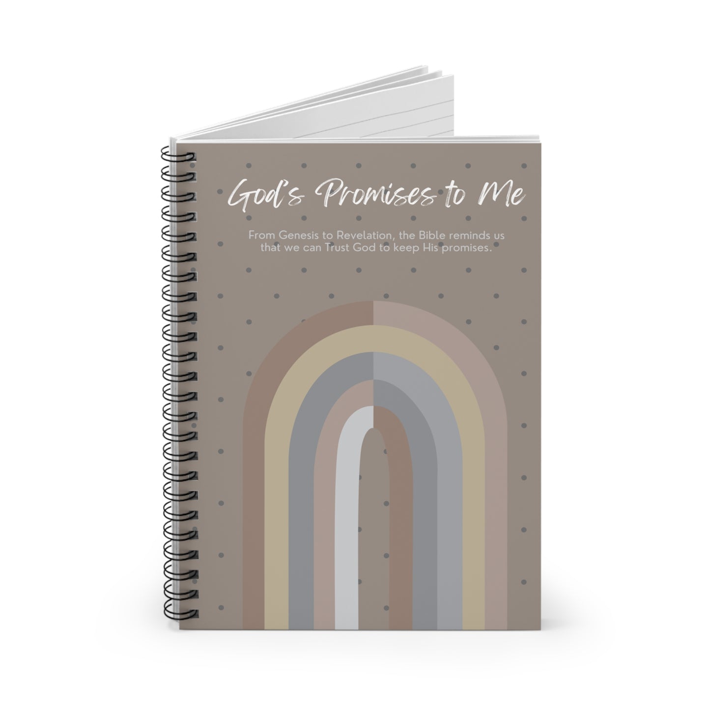 God's Promises To Me Spiral Notebook - Calm