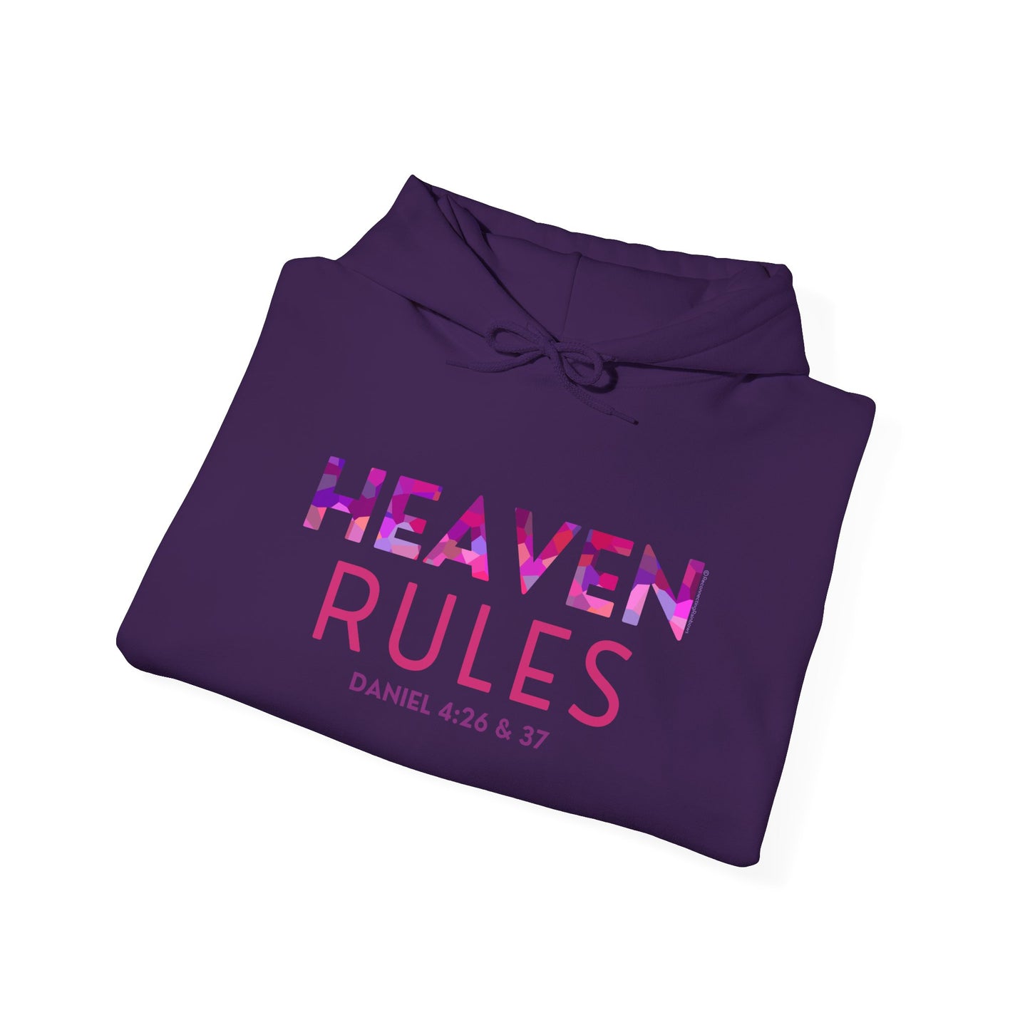 Heaven Rules Hoodie in Rose