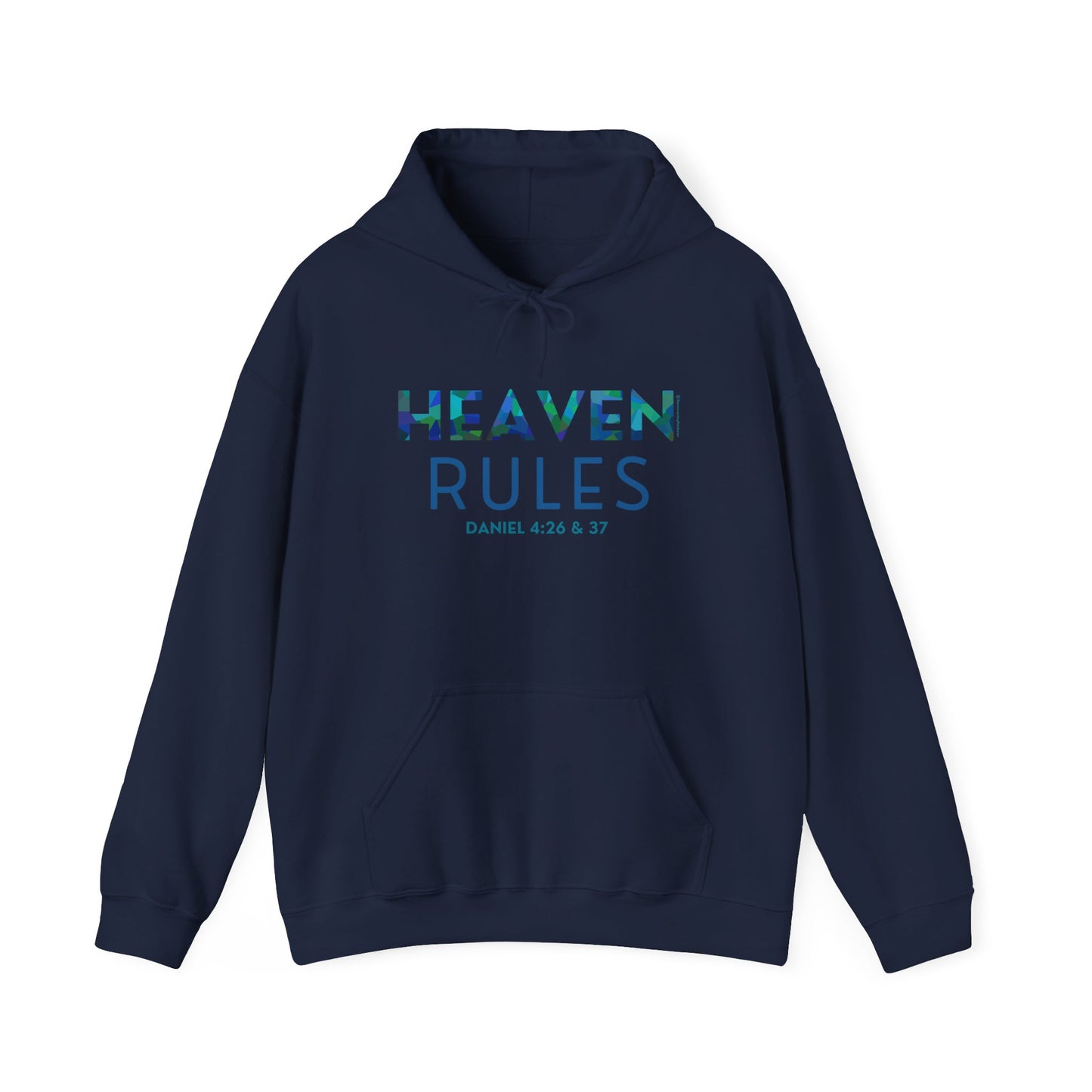 Heaven Rules Hoodie in Ocean